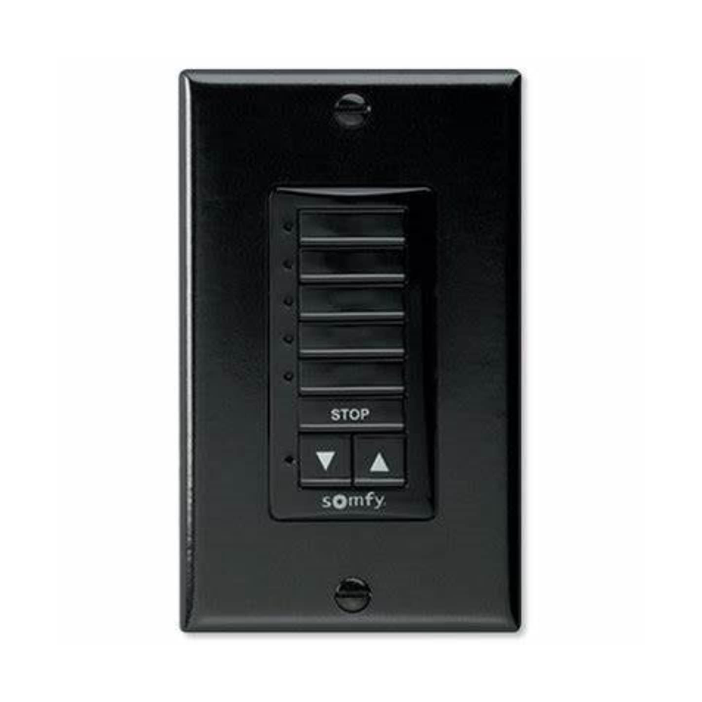 Somfy decoflex black switch white 5 channel