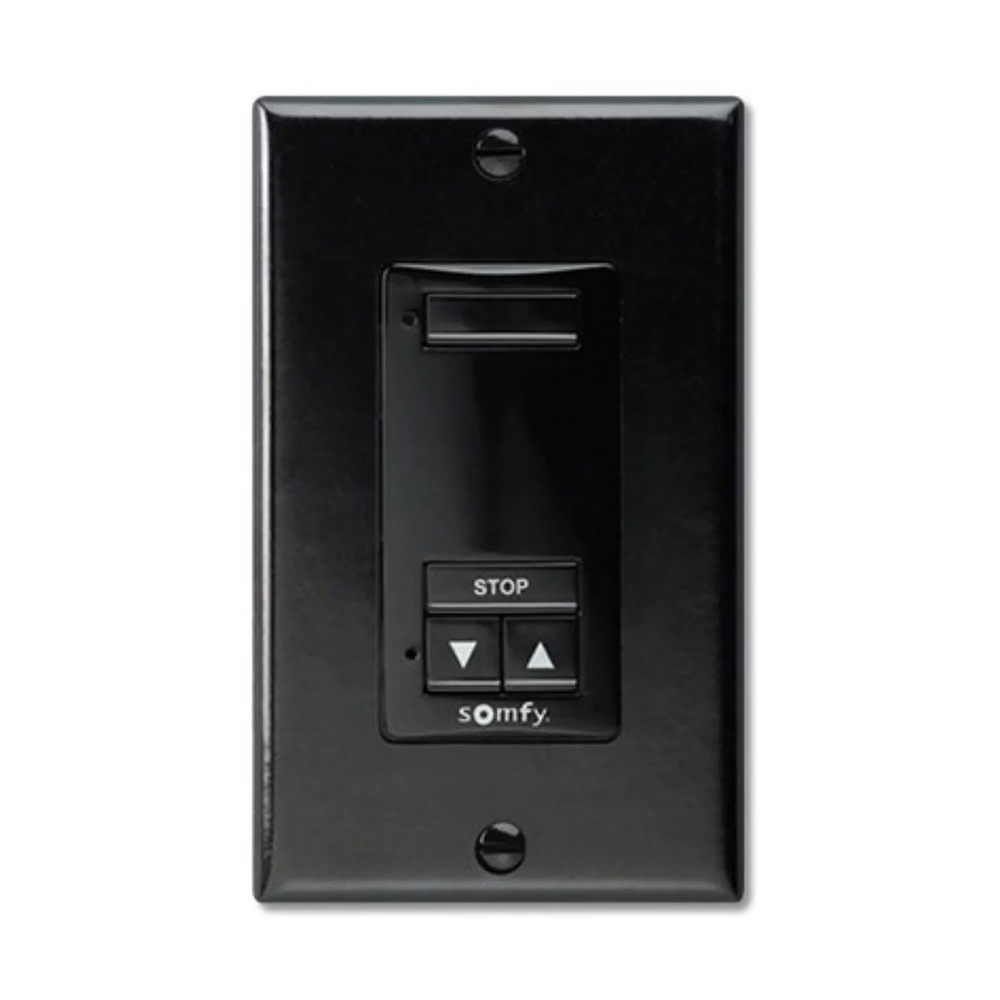 Somfy decoflex black switch white 1 channel