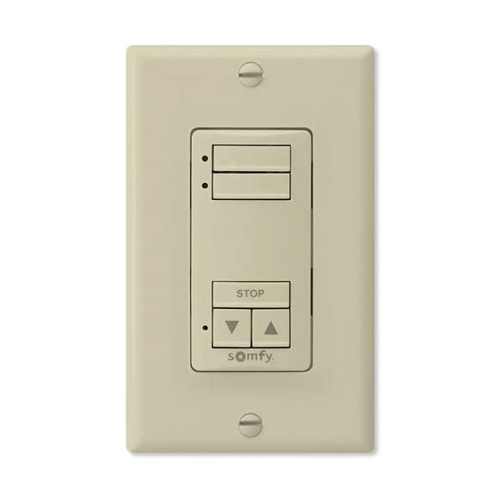 Somfy decoflex ivory switch white 2 channel
