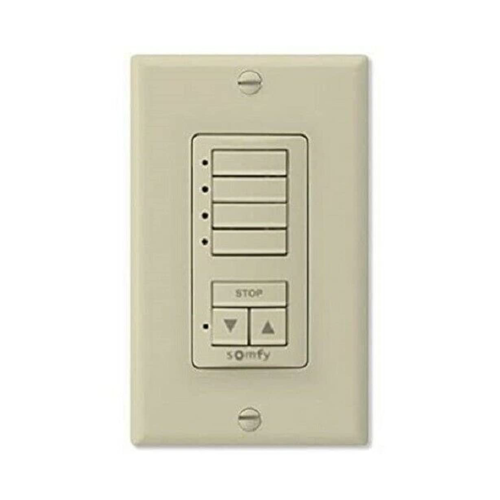 Somfy decoflex ivory switch white 4 channel